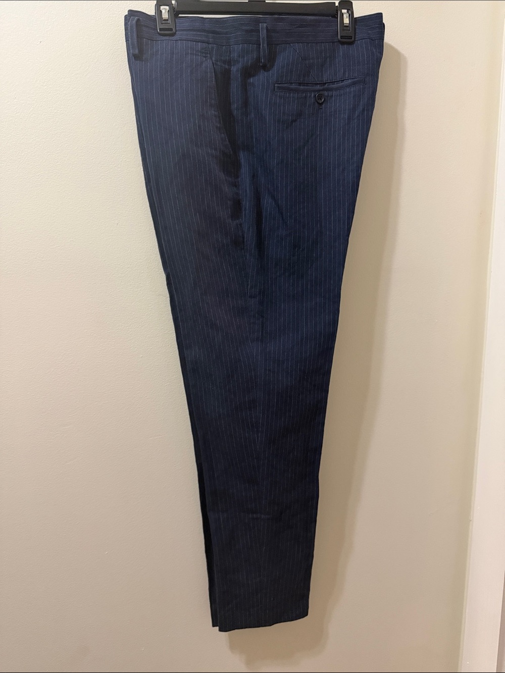 Men’s Marc by Marc Jacobs Navy Pinstripe Trousers Size 34/34